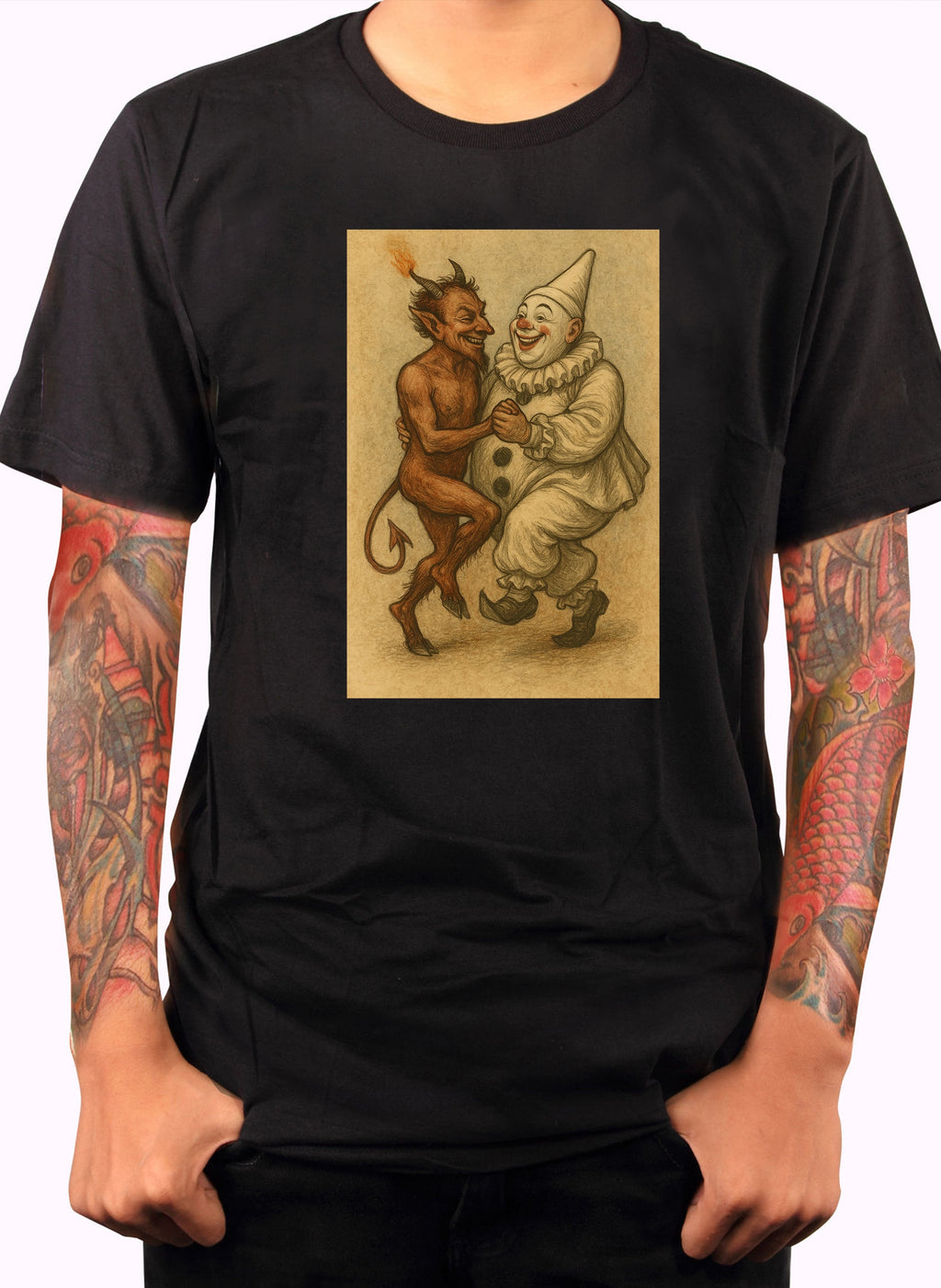 Dancing Devil Clown T-Shirt