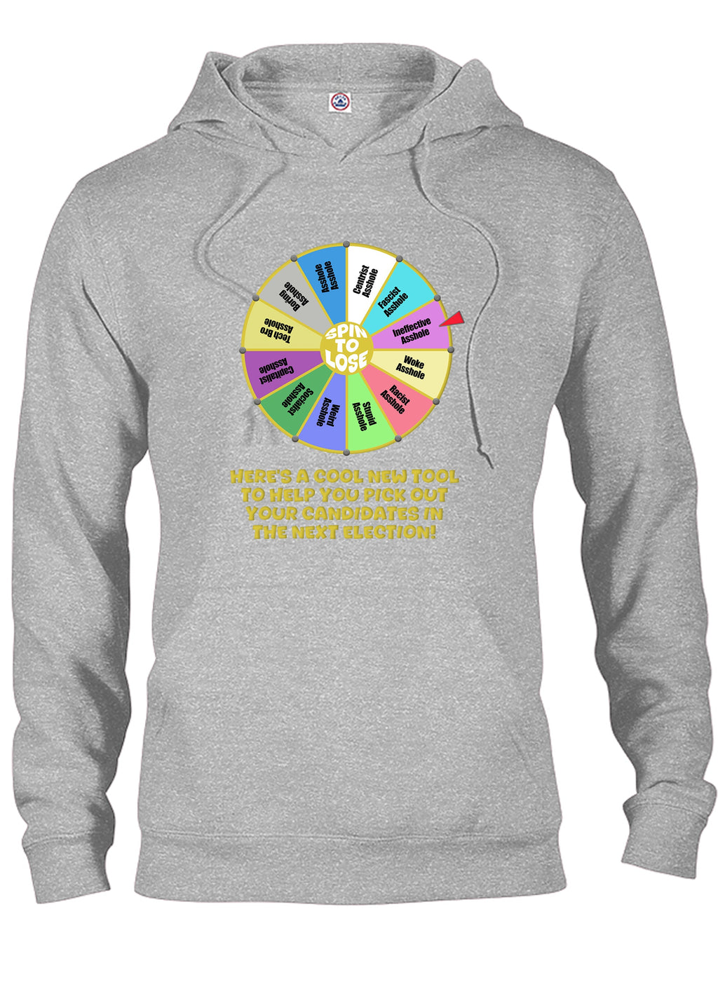 Election Spin to Lose T-Shirt