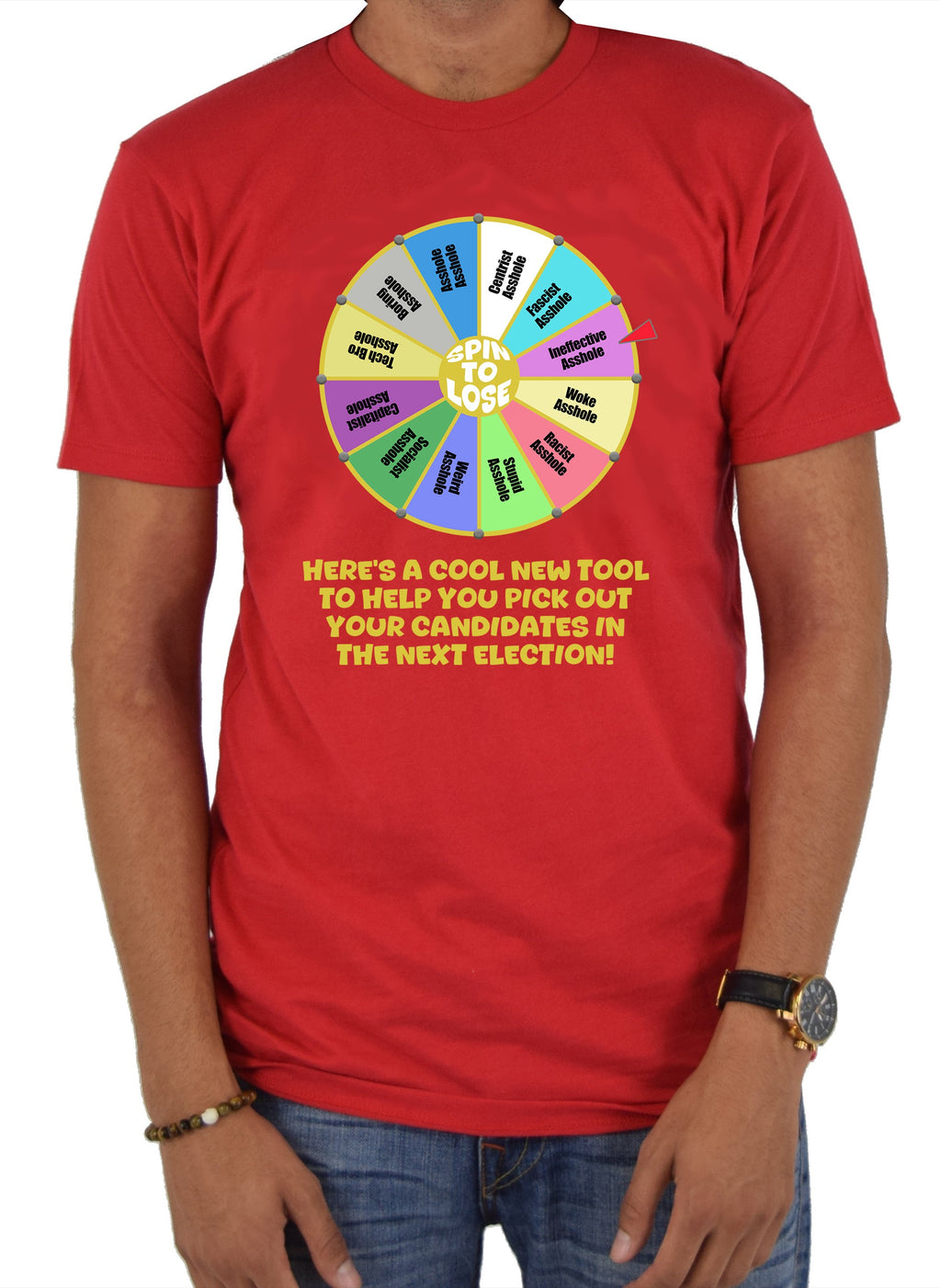 Election Spin to Lose T-Shirt