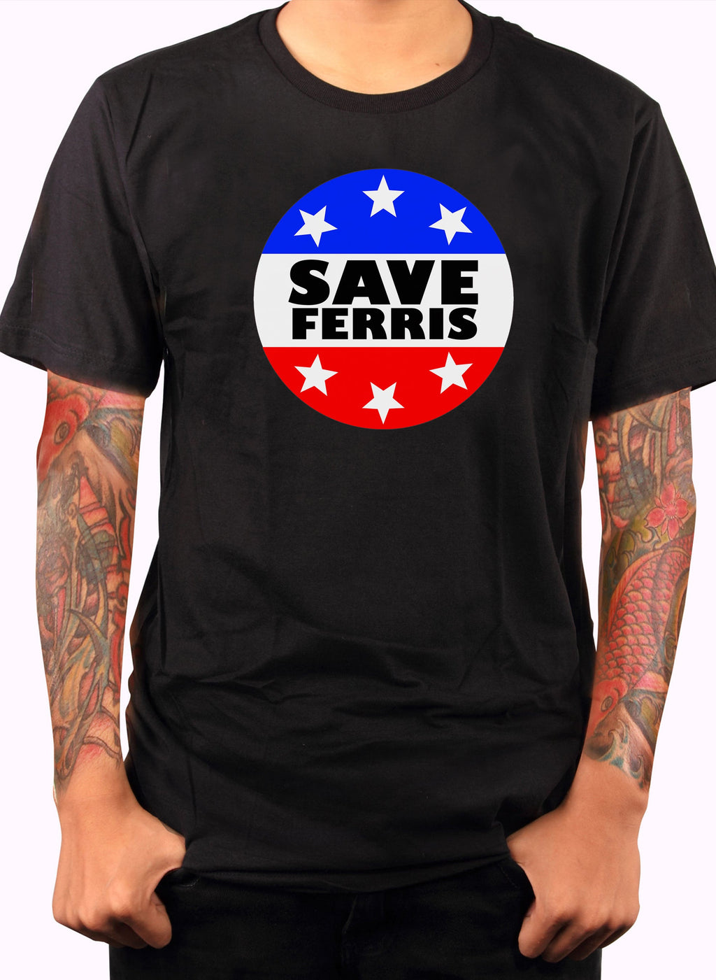 Save Ferris Badge T-Shirt