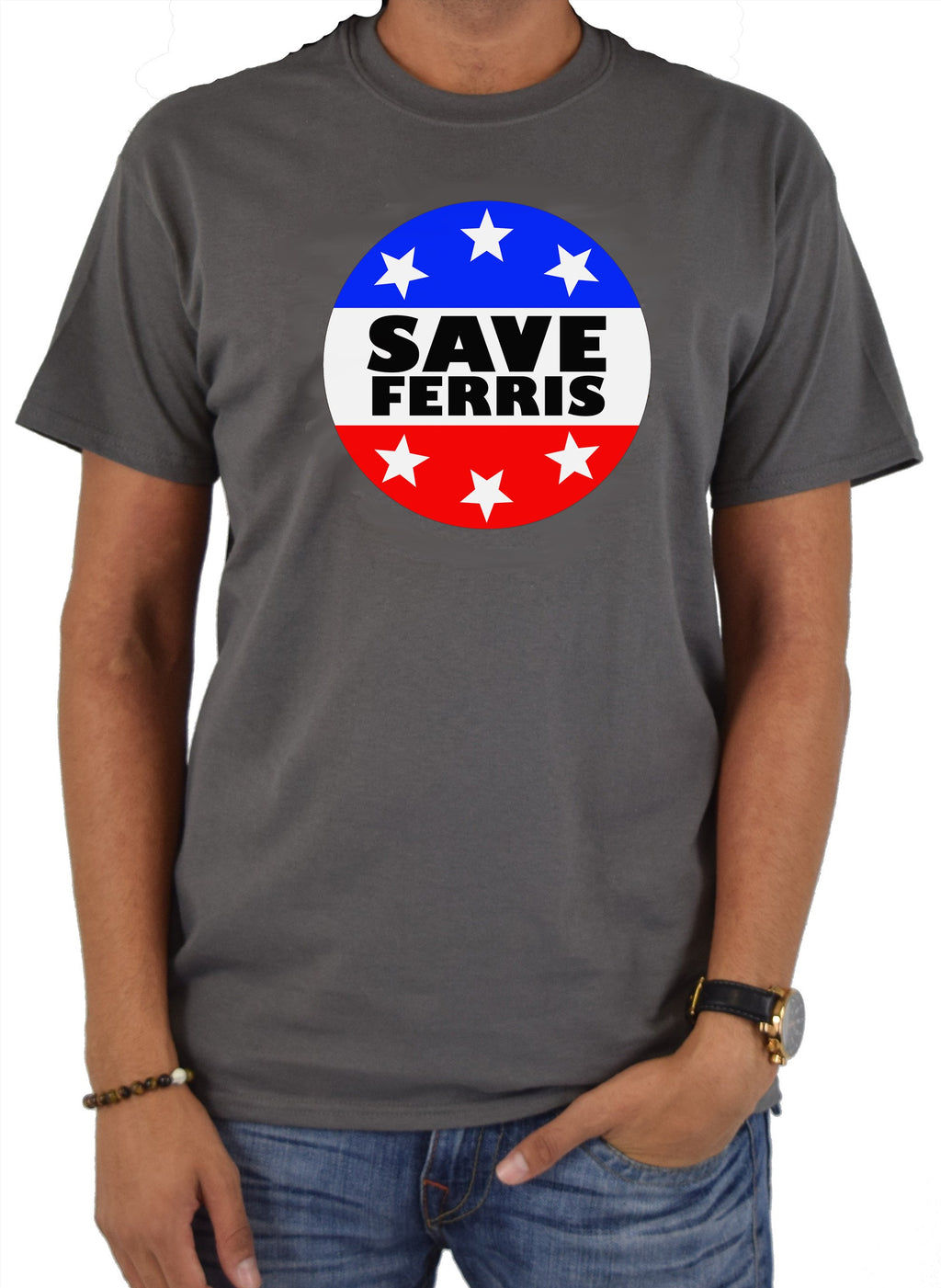 Save Ferris Badge T-Shirt