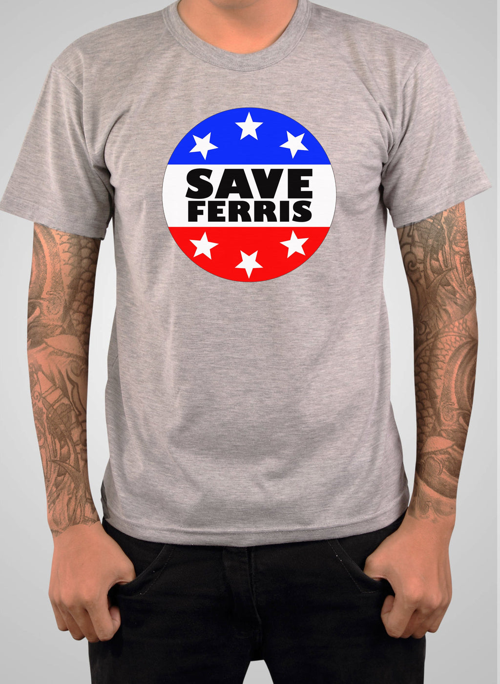 Save Ferris Badge T-Shirt