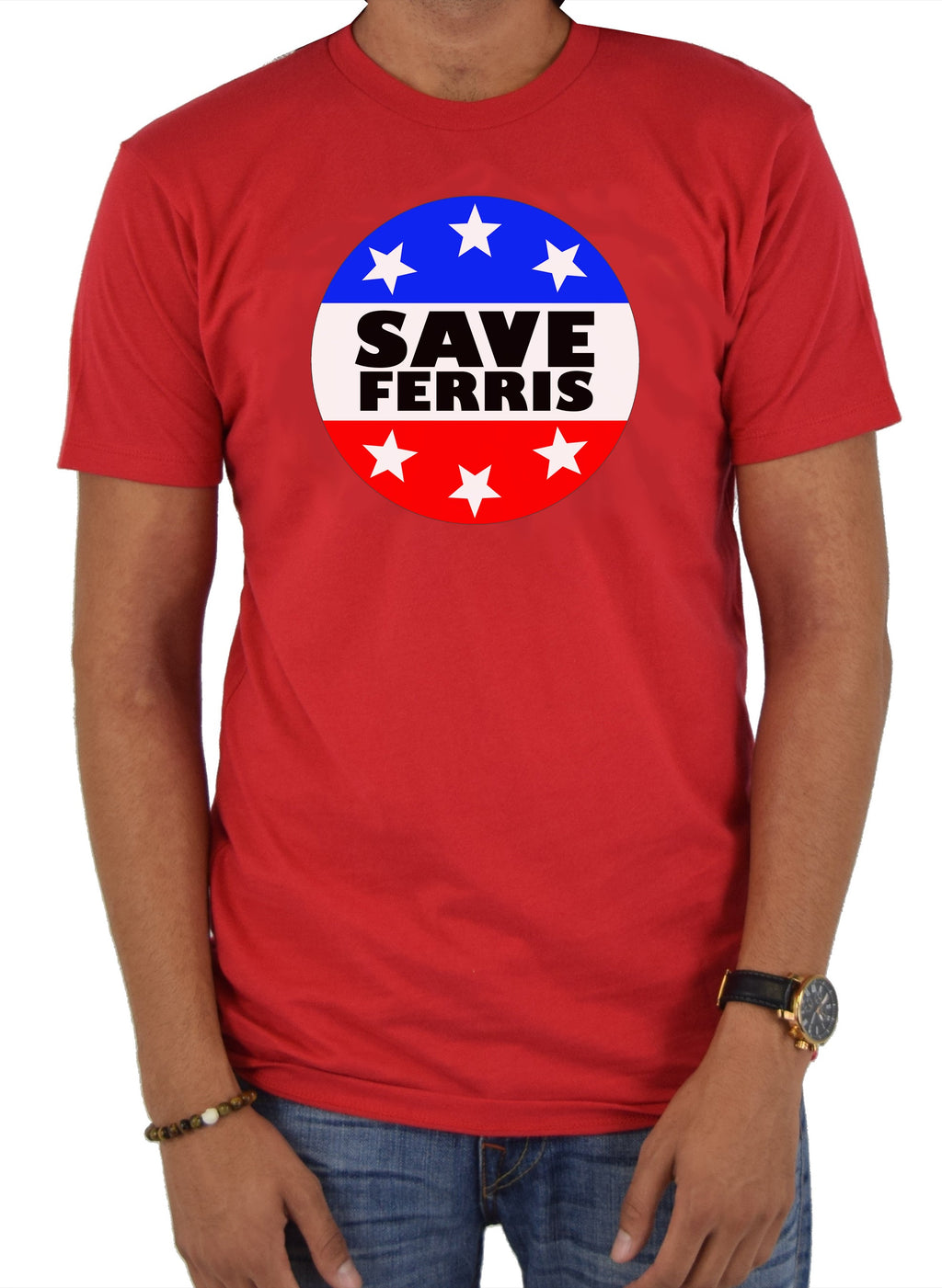 Save Ferris Badge T-Shirt