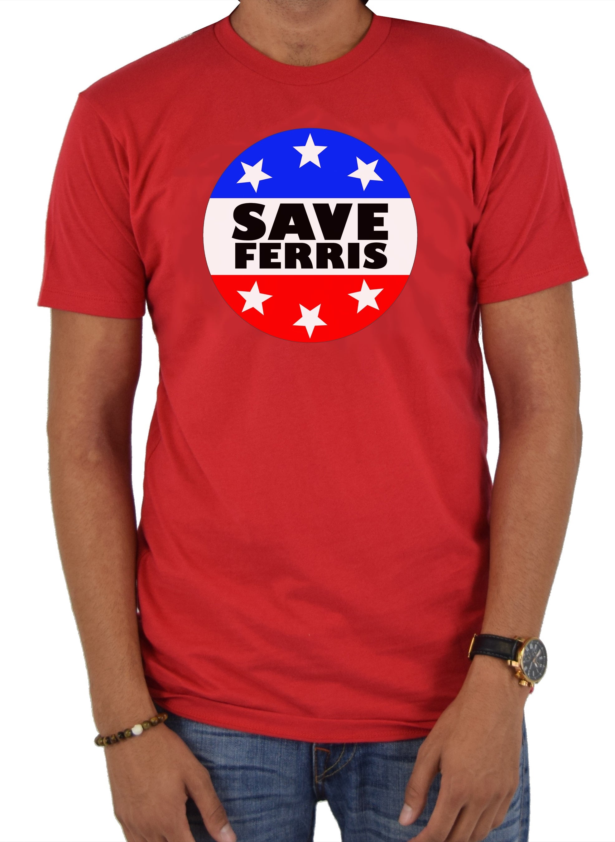 Save Ferris Badge T-Shirt