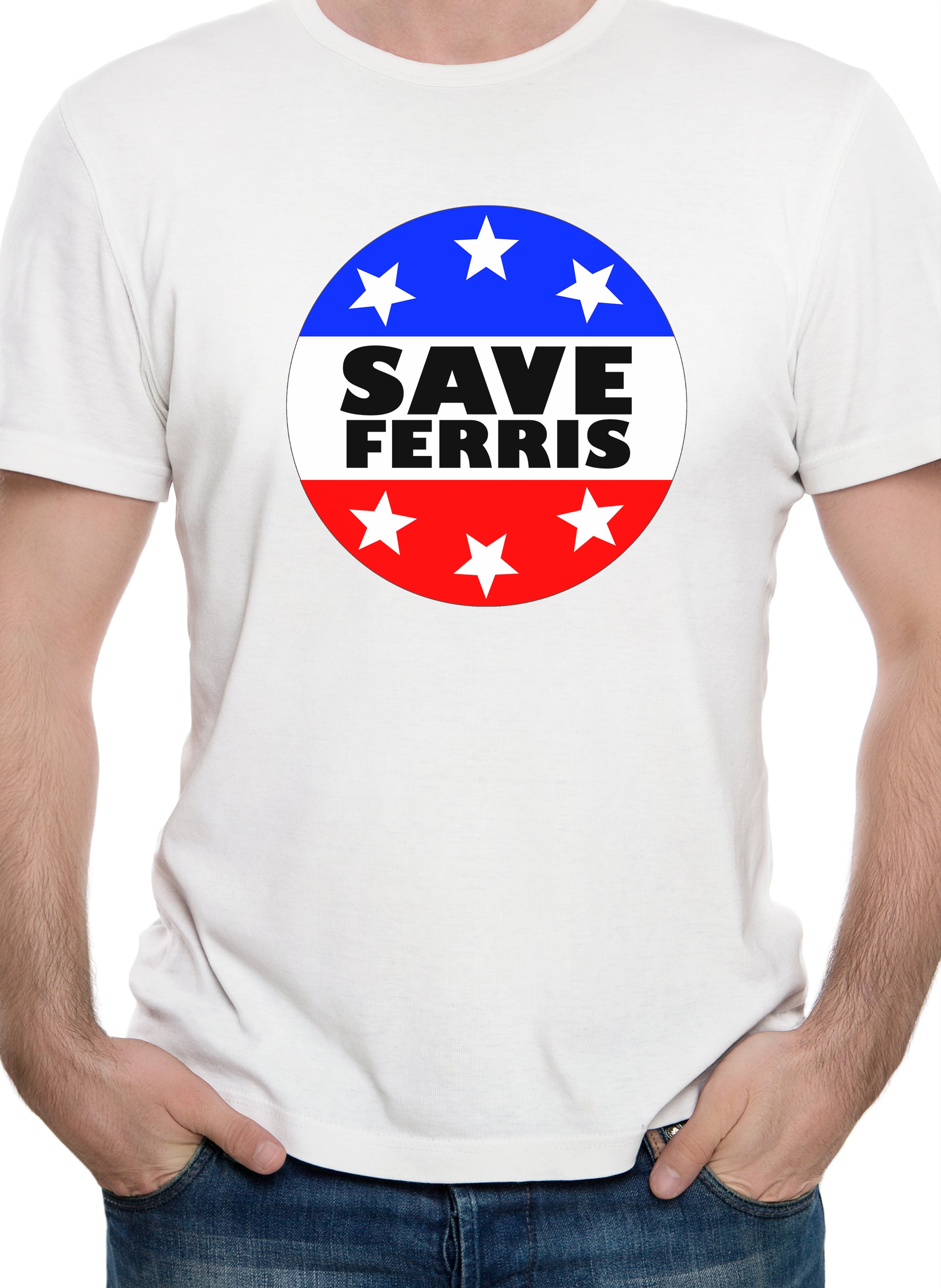 Save Ferris Badge T-Shirt