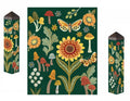 Fall Botanical Art Peace Pole 20 Inches Tall