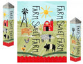 Farm Sweet Farm Art Pole 20 Inches Tall Barn