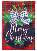Farmhouse Ornament Christmas Garden Flag 2 Sided