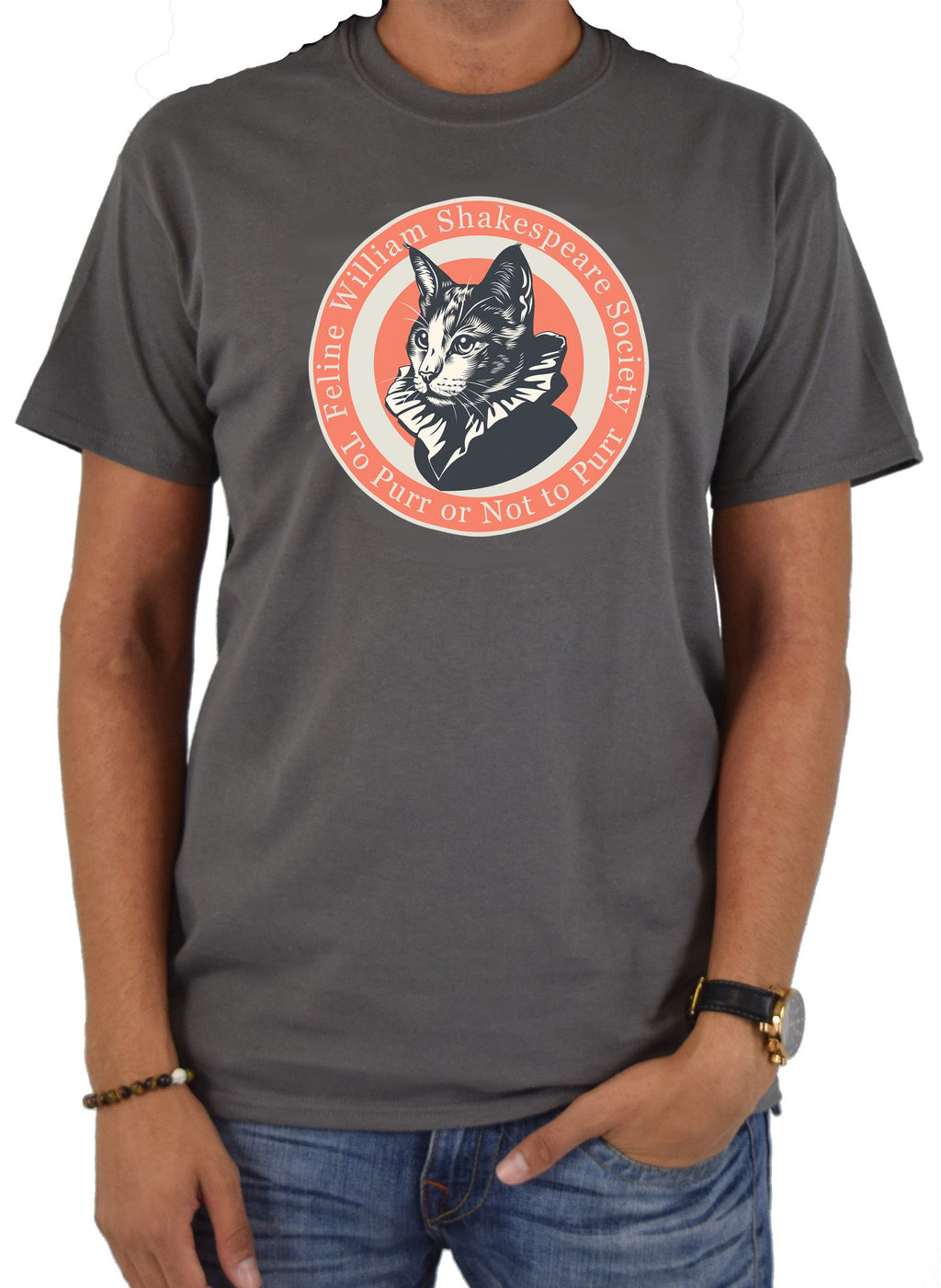 Feline William Shakespeare Society T-Shirt