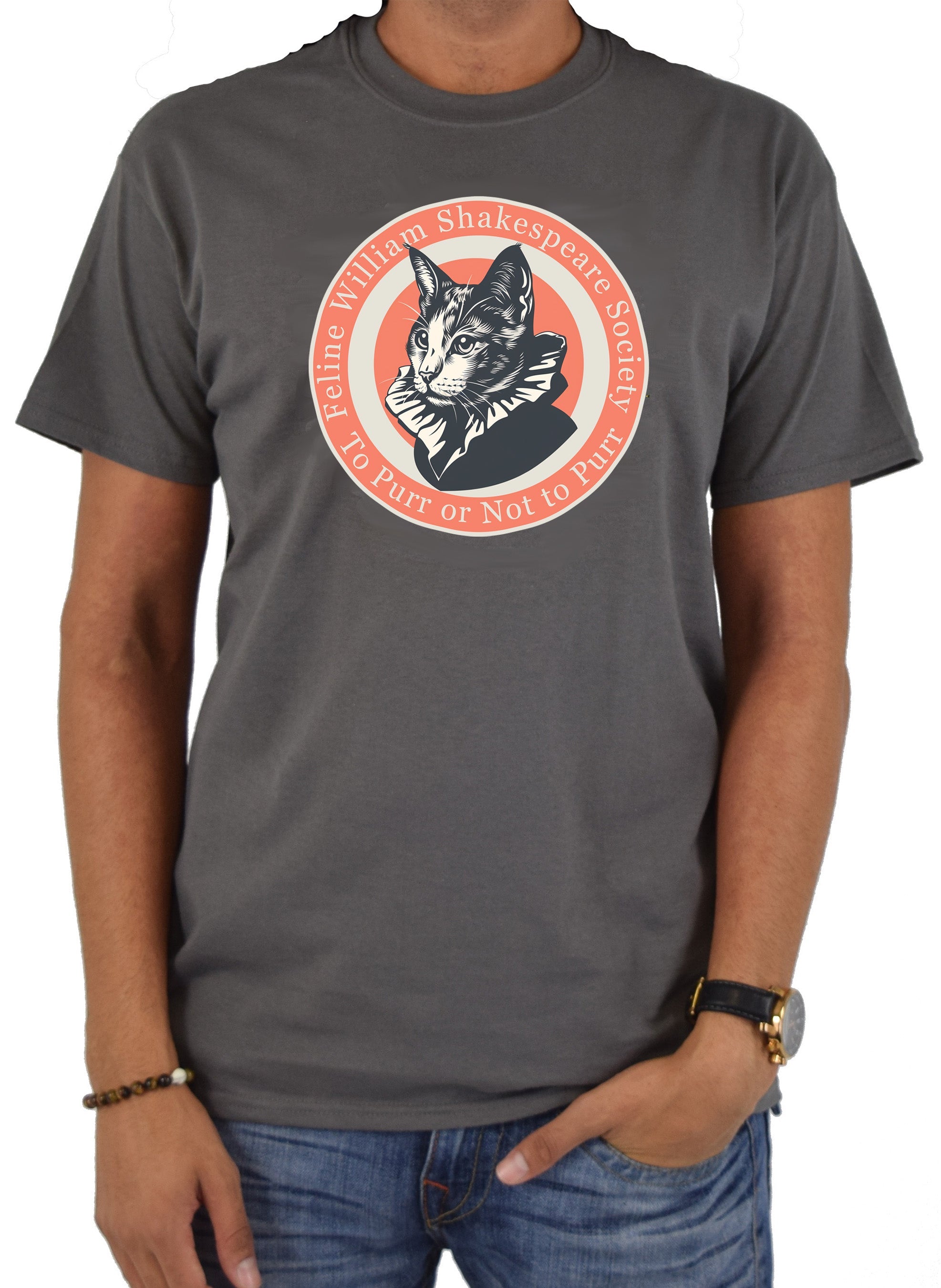 Feline William Shakespeare Society T-Shirt