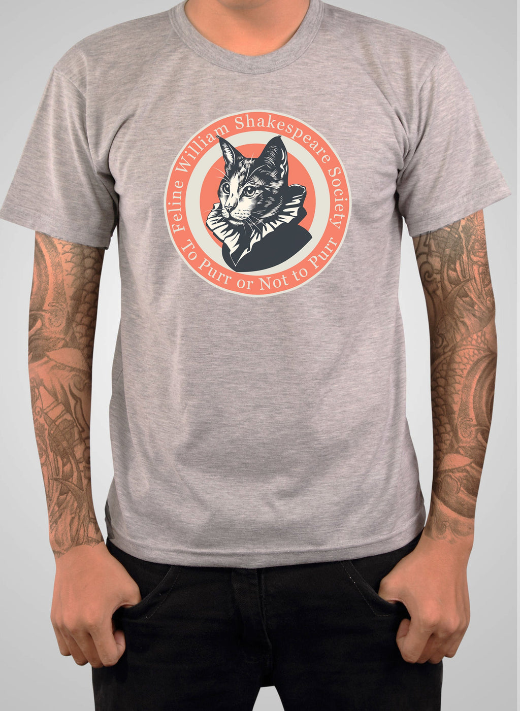 Feline William Shakespeare Society T-Shirt
