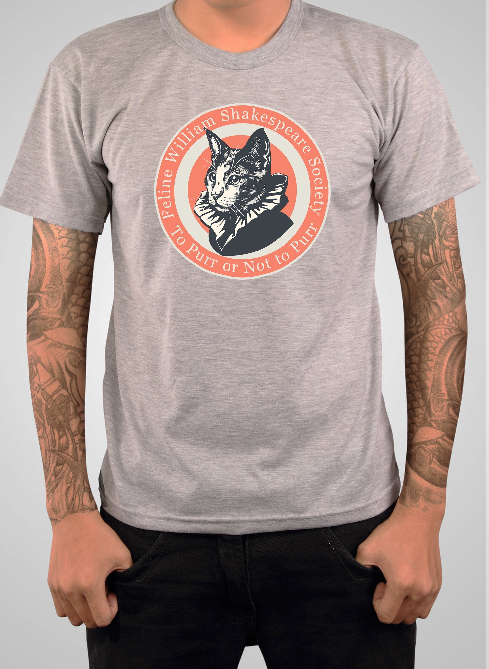 Feline William Shakespeare Society T-Shirt