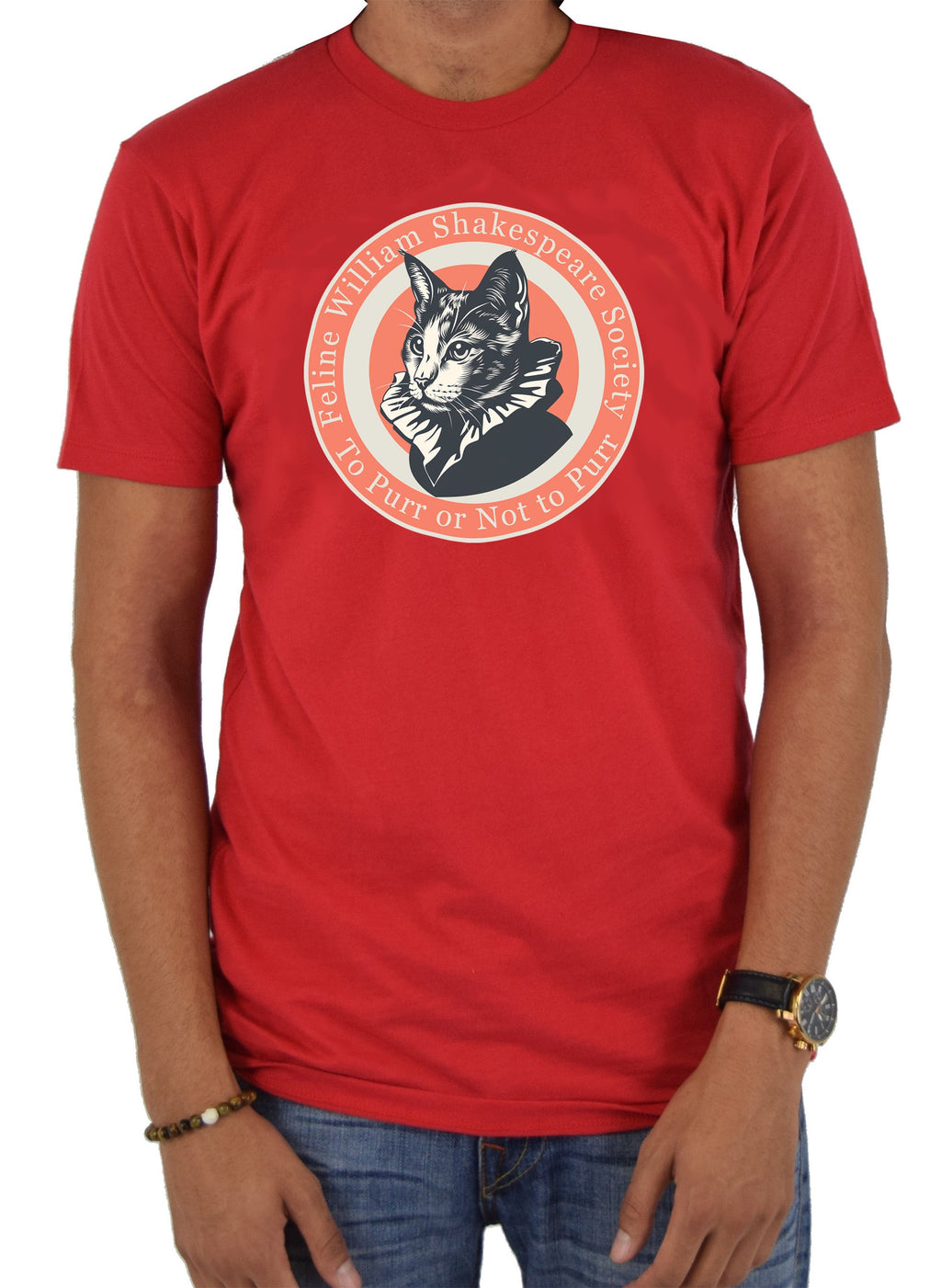Feline William Shakespeare Society T-Shirt