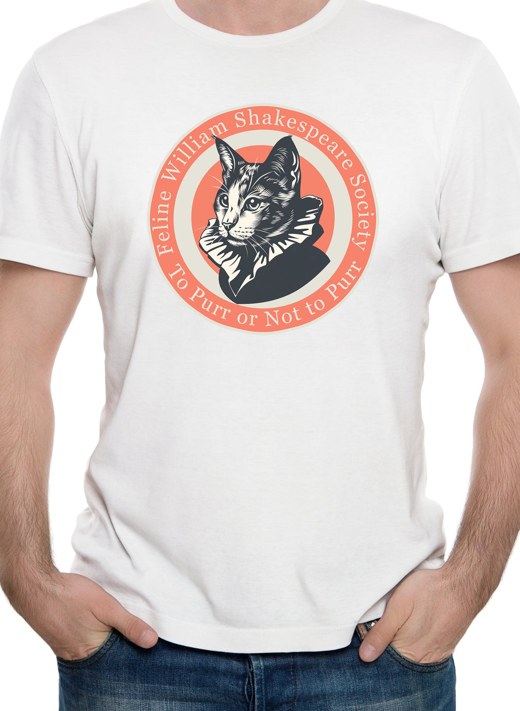 Feline William Shakespeare Society T-Shirt