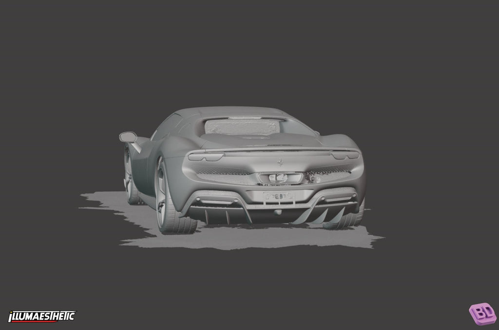 Ferrari 296 GTB (Type F171) 3D Scan (2022+)