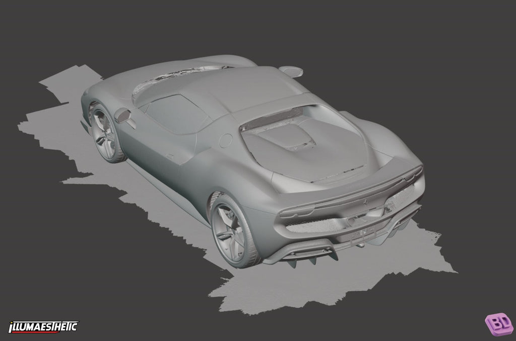 Ferrari 296 GTB (Type F171) 3D Scan (2022+)