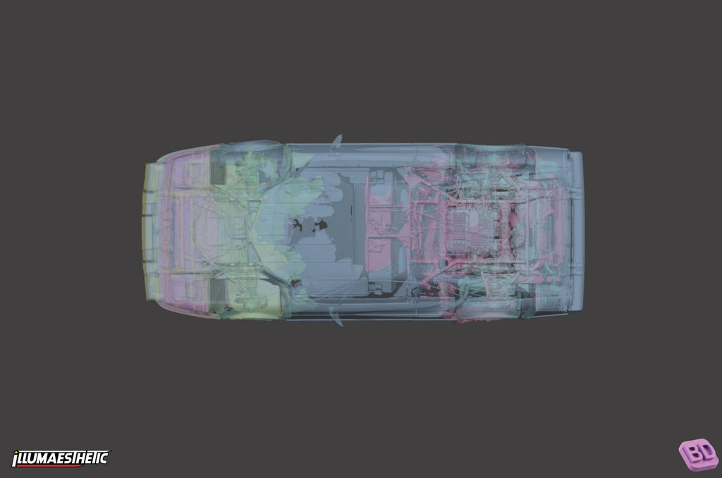 Ferrari 308 GTB 3D Scan (1975-1985)