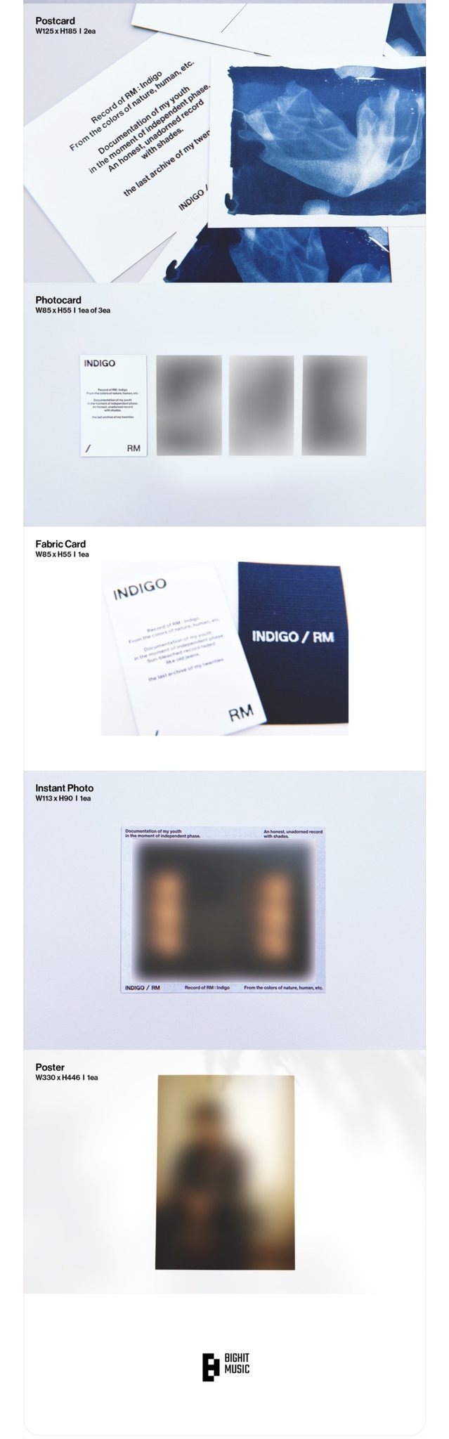 BTS Rm Solo Album - Indigo