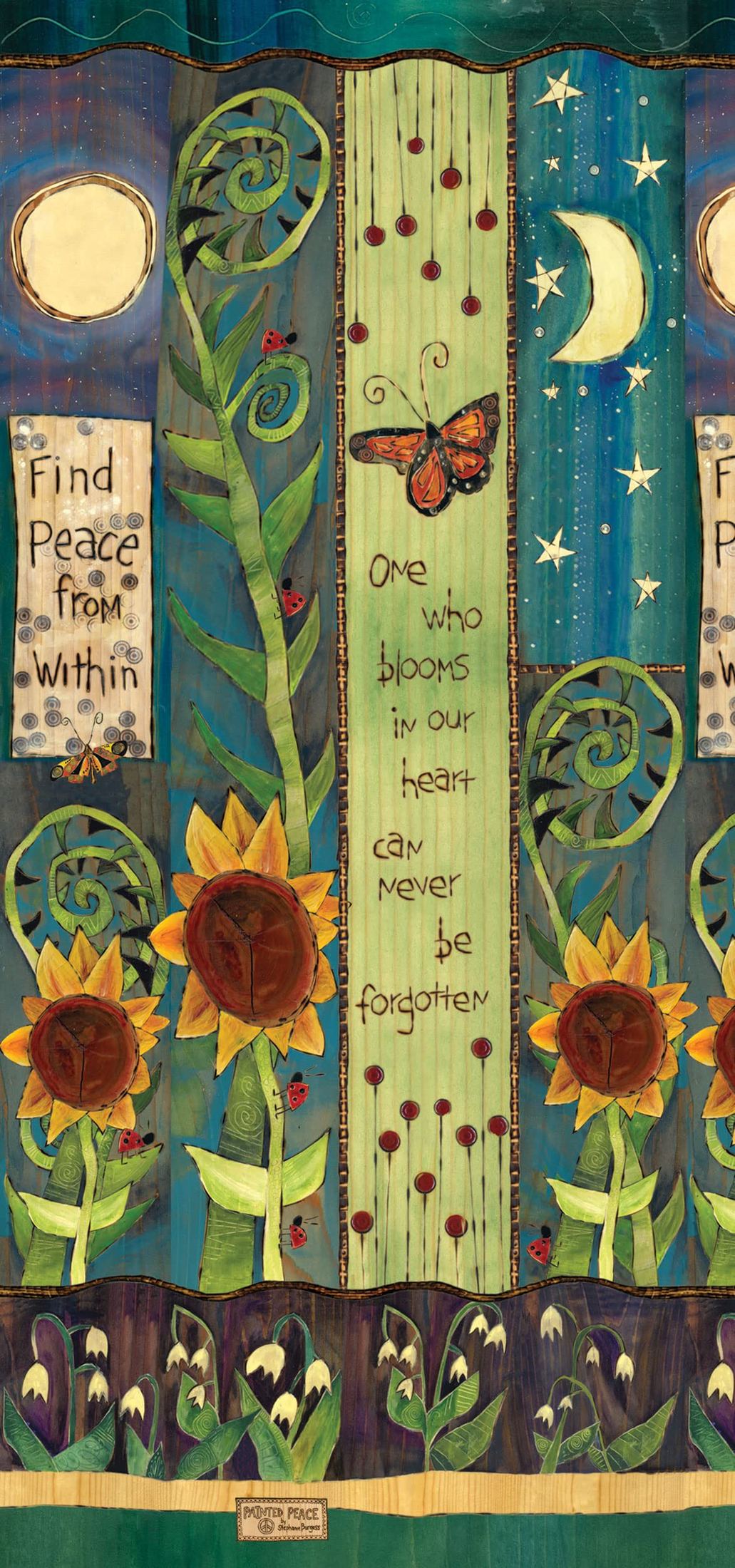 Find Peace 16 Inch Art Pole