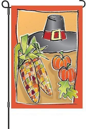 First Thanksgiving Garden Flag