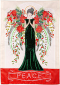 Floral Angel Garden Flag 2 Sided