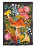 Floral Mushrooms Burst 2 Sided Garden Flag