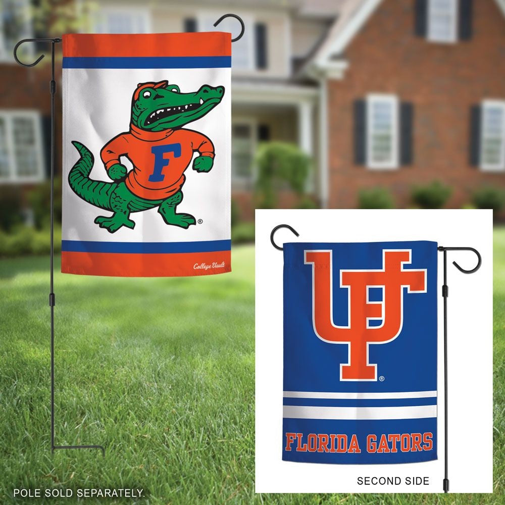 Florida Garden Flag 2 Sided Gators Vintage Classic Logo