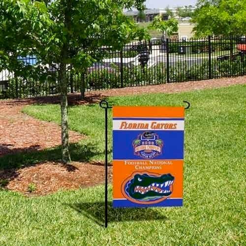 Florida Gators Football Champions Garden Flag 2 Sided