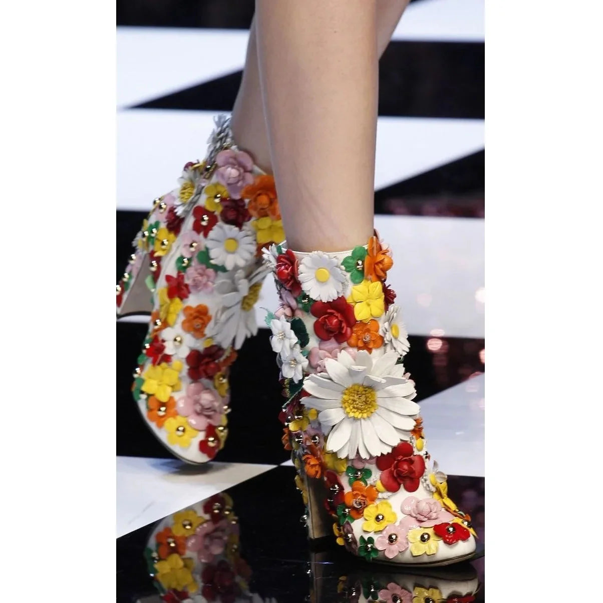 Flower Crystal Boots
