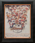 Philadelphia Flyers 2017 Alumni Game Limited Edition NHL Hockey Framed Team Poster