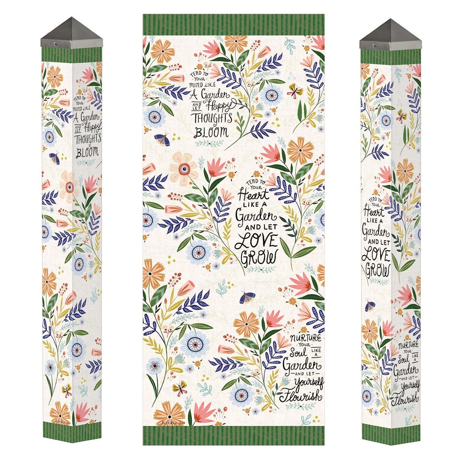 Folksy Garden 40 Inch Art Pole