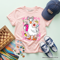 Kids Coquette School Goose T-Shirt, Cute and Funny Tee for Youth Girls