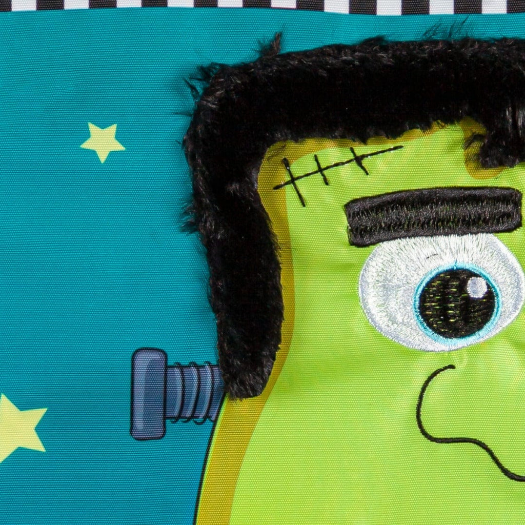 Franken Monster Friend Halloween Garden Flag 2 Sided Applique