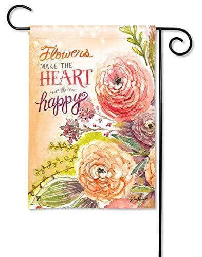 Fresh Flowers Spring Garden Flag Decorative Floral