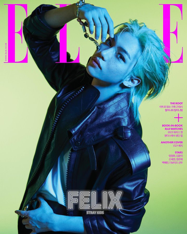 Stray Kids Felix On Elle Korea Magazine (May 2023 Issue)