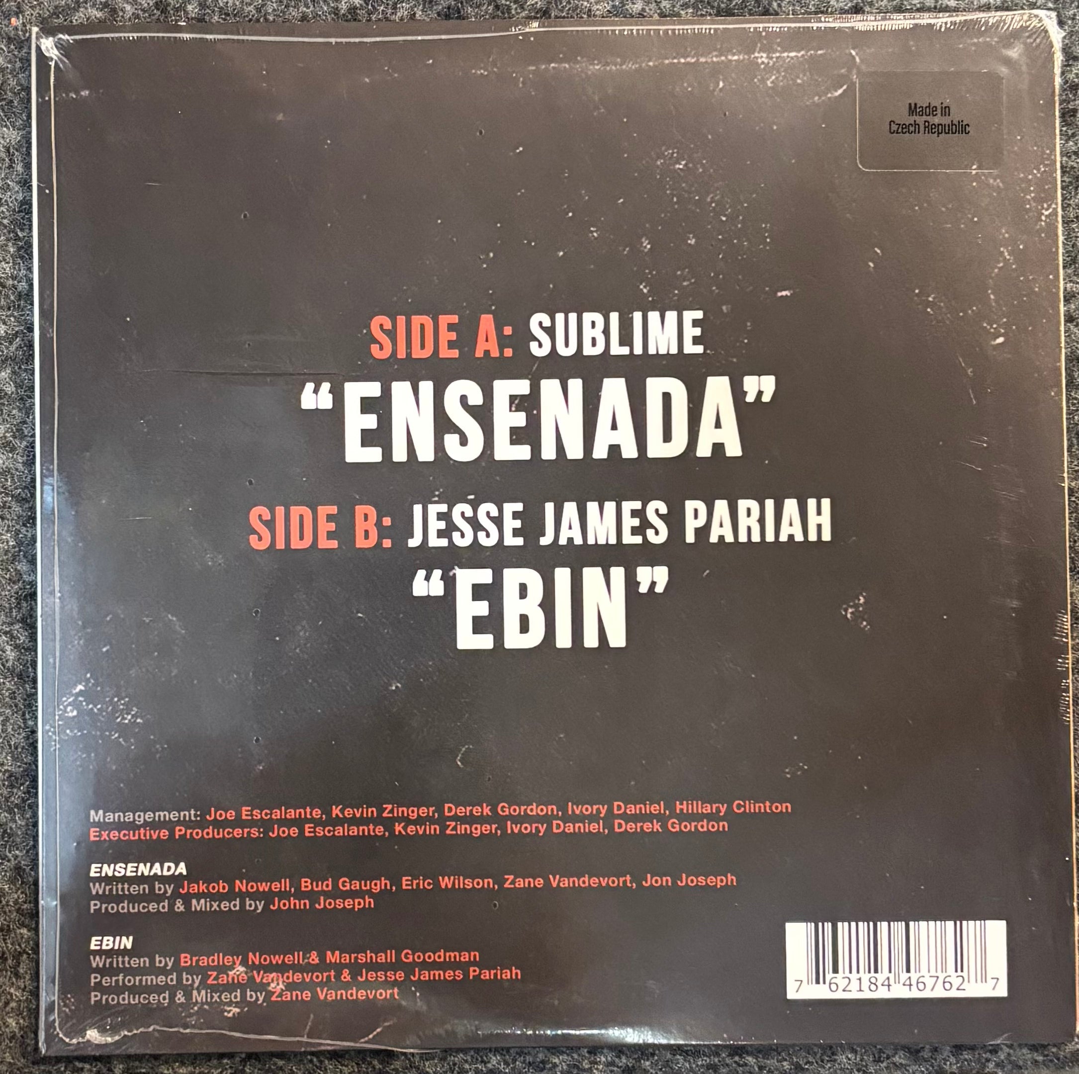 SUBLIME - ENSENADA 7" Vinyl Record