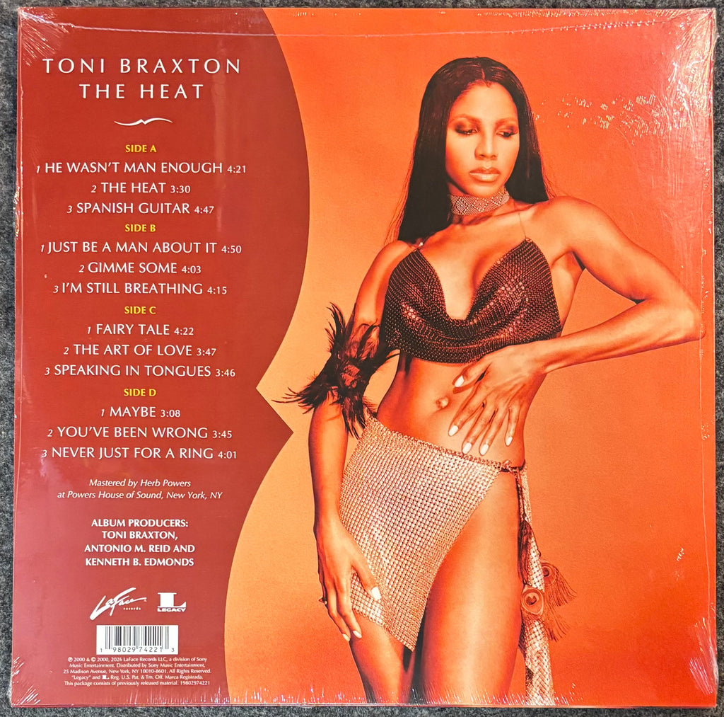 BRAXTON, TONI - THE HEAT 2x Vinyl LP Record