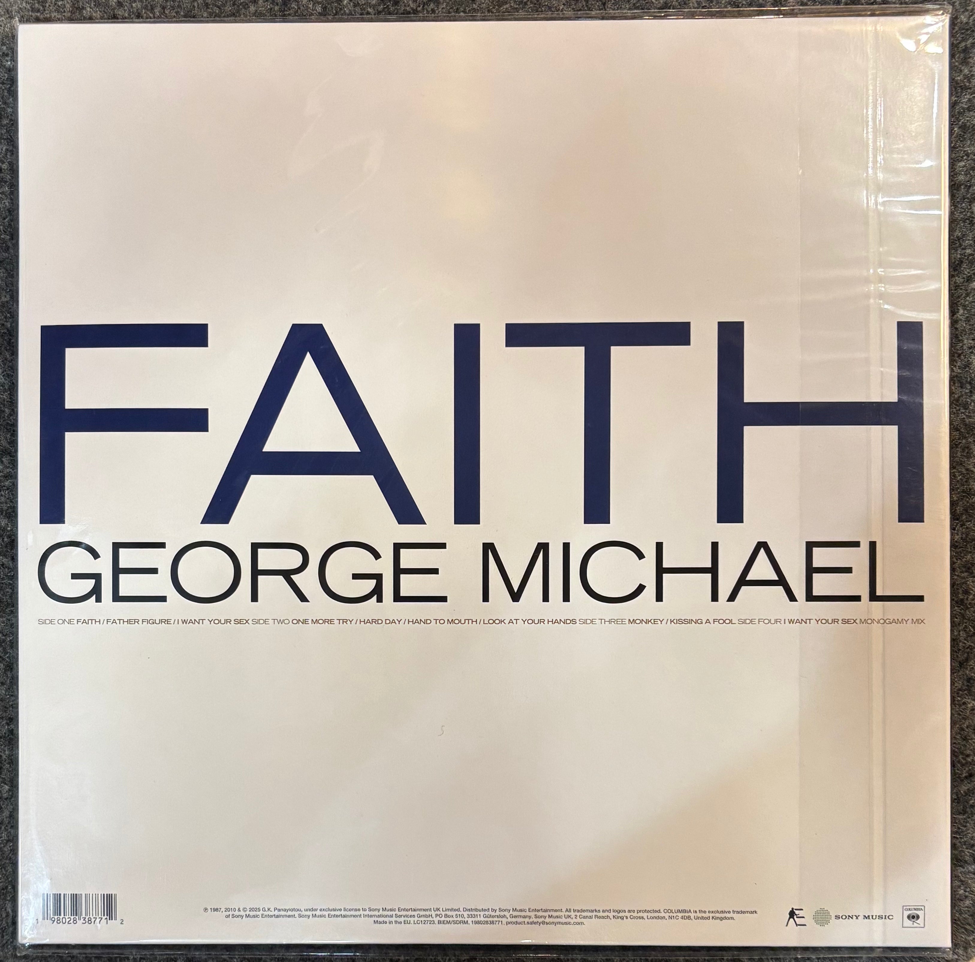 MICHAEL, GEORGE - FAITH 2x Vinyl Lp Record