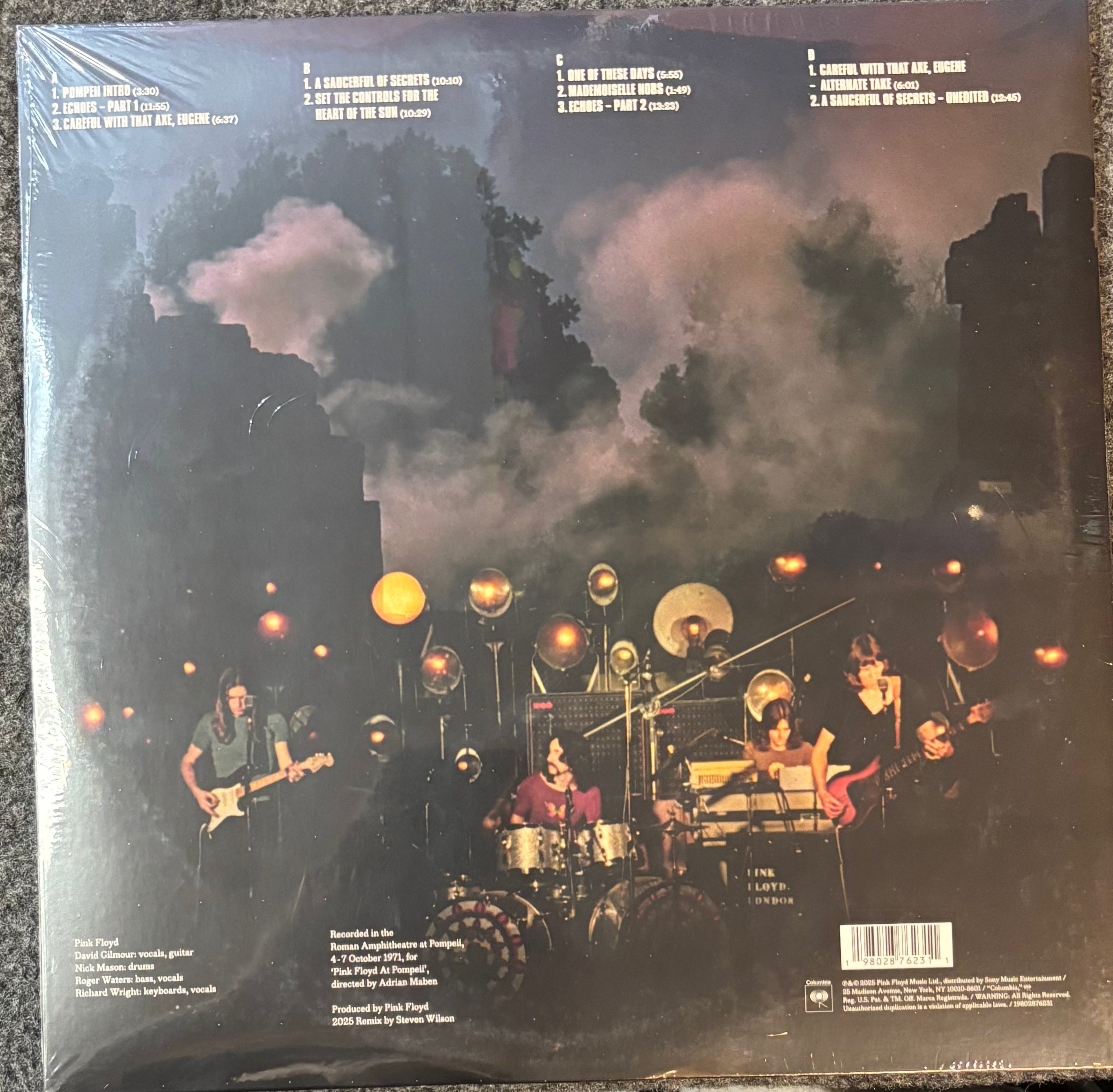 Pink Floyd – Pink Floyd At Pompeii-Mcmlxxii 2x Vinyl LP Record