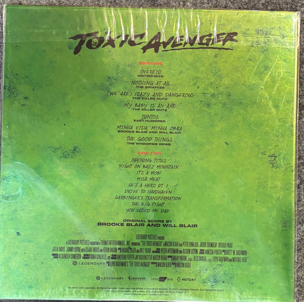 THE TOXIC AVENGER – O.S.T. Vinyl LP Record