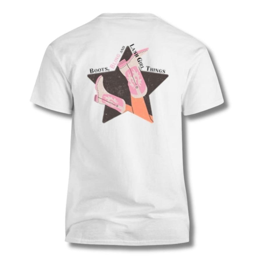 Boots, Bling & Lash Girl Things Tee