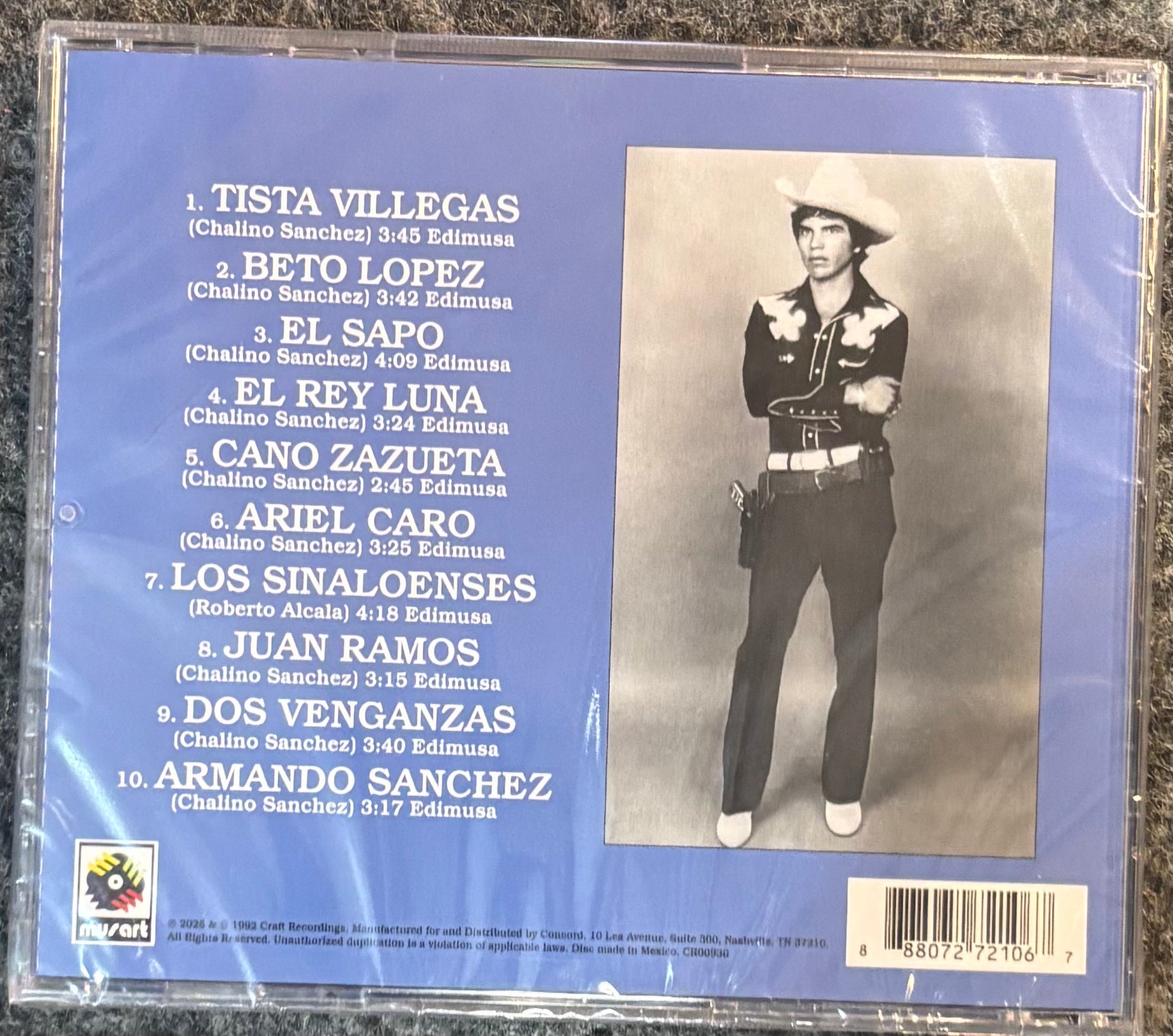 SANCHEZ, CHALINO - MAS EXITOS CON CHALINO SANCHEZ CD