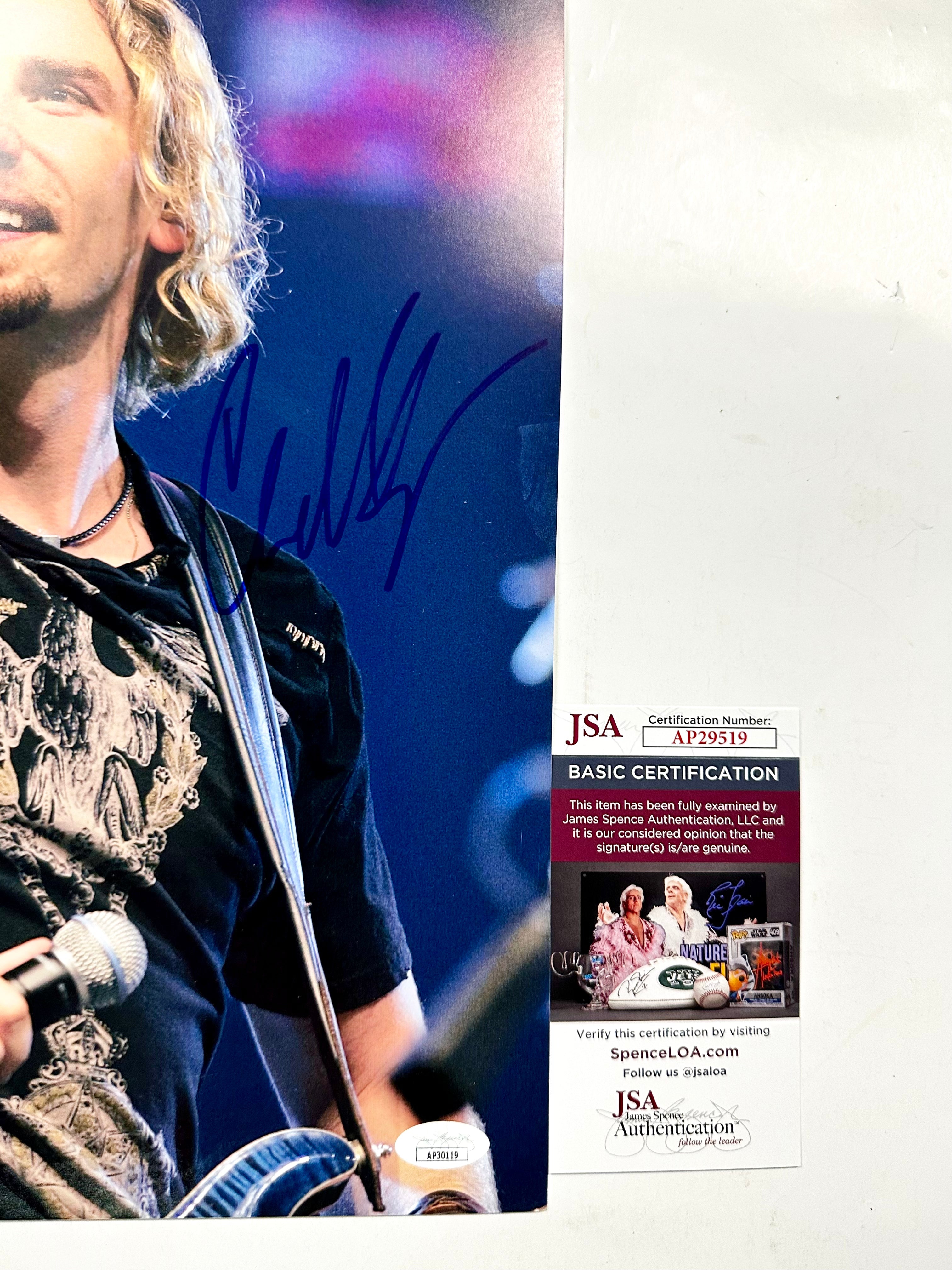 Musician Chad Kroeger Autographed Signed Nickelback 11x14 Photo With JSA COA