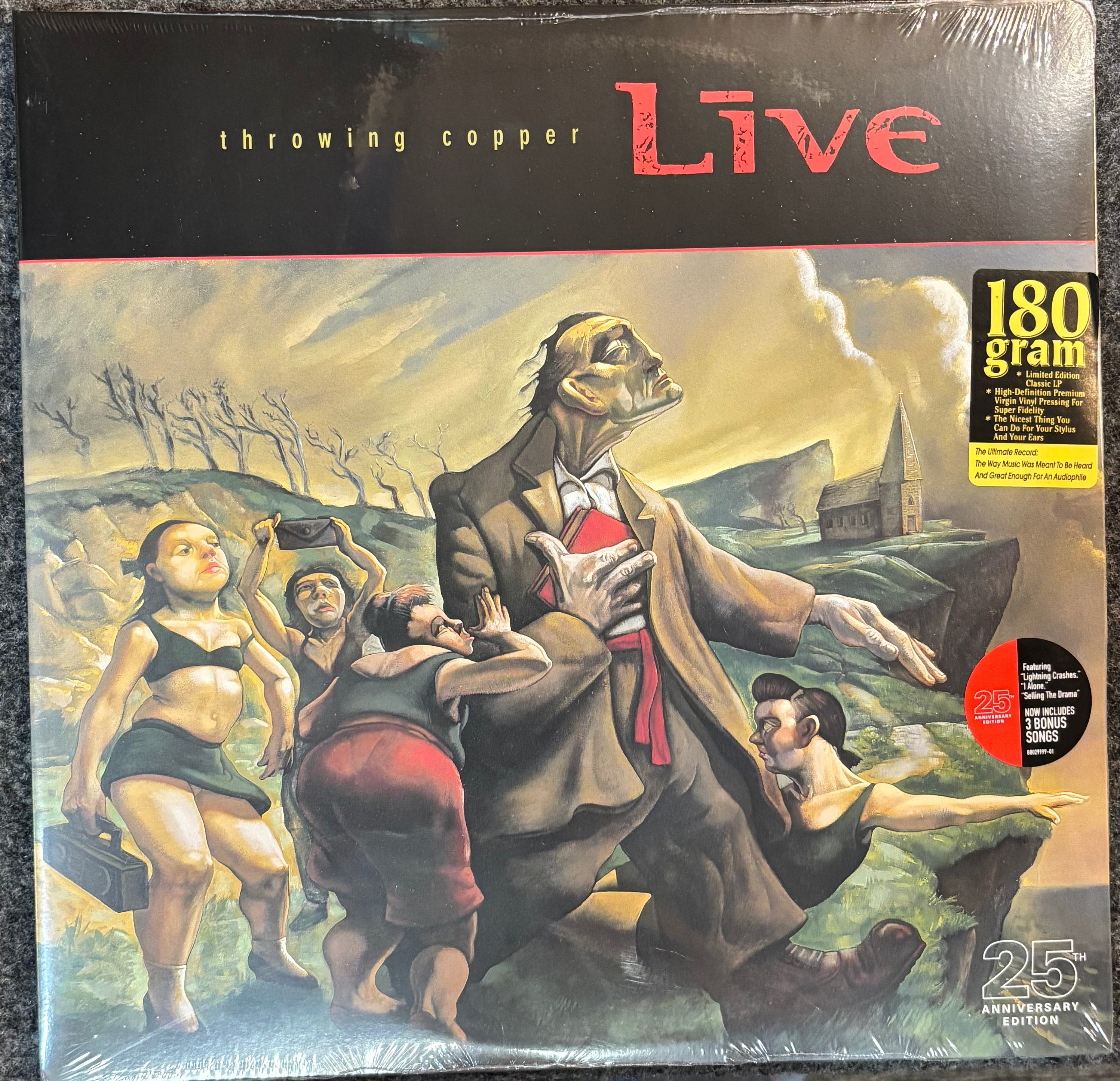 LIVE - Throwing Copper [25th Anniversary] 2x Vinyl LP Record