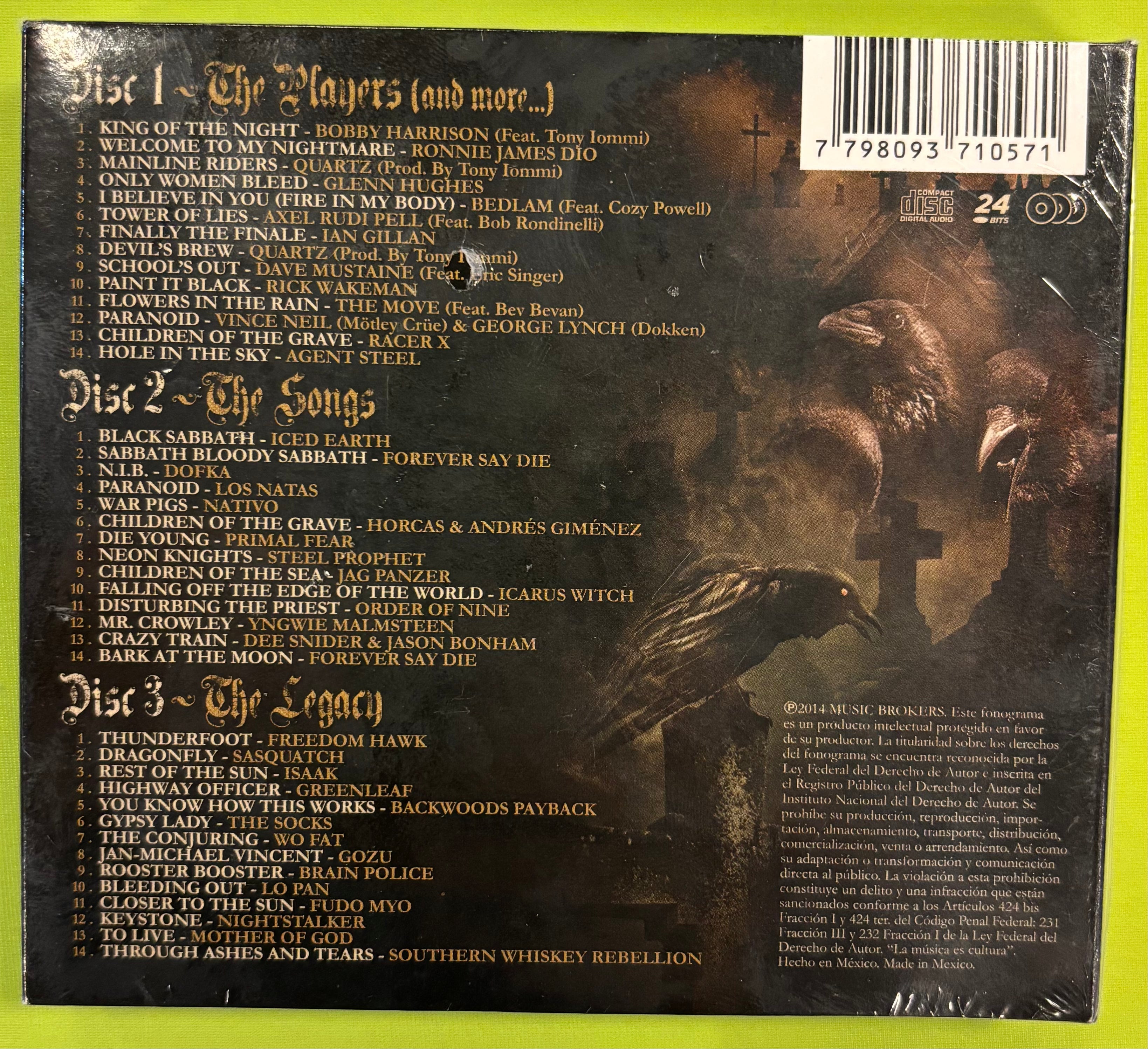 Various – The Many Faces Of Black Sabbath (A Journey Through The Inner World Of Black Sabbath) CD