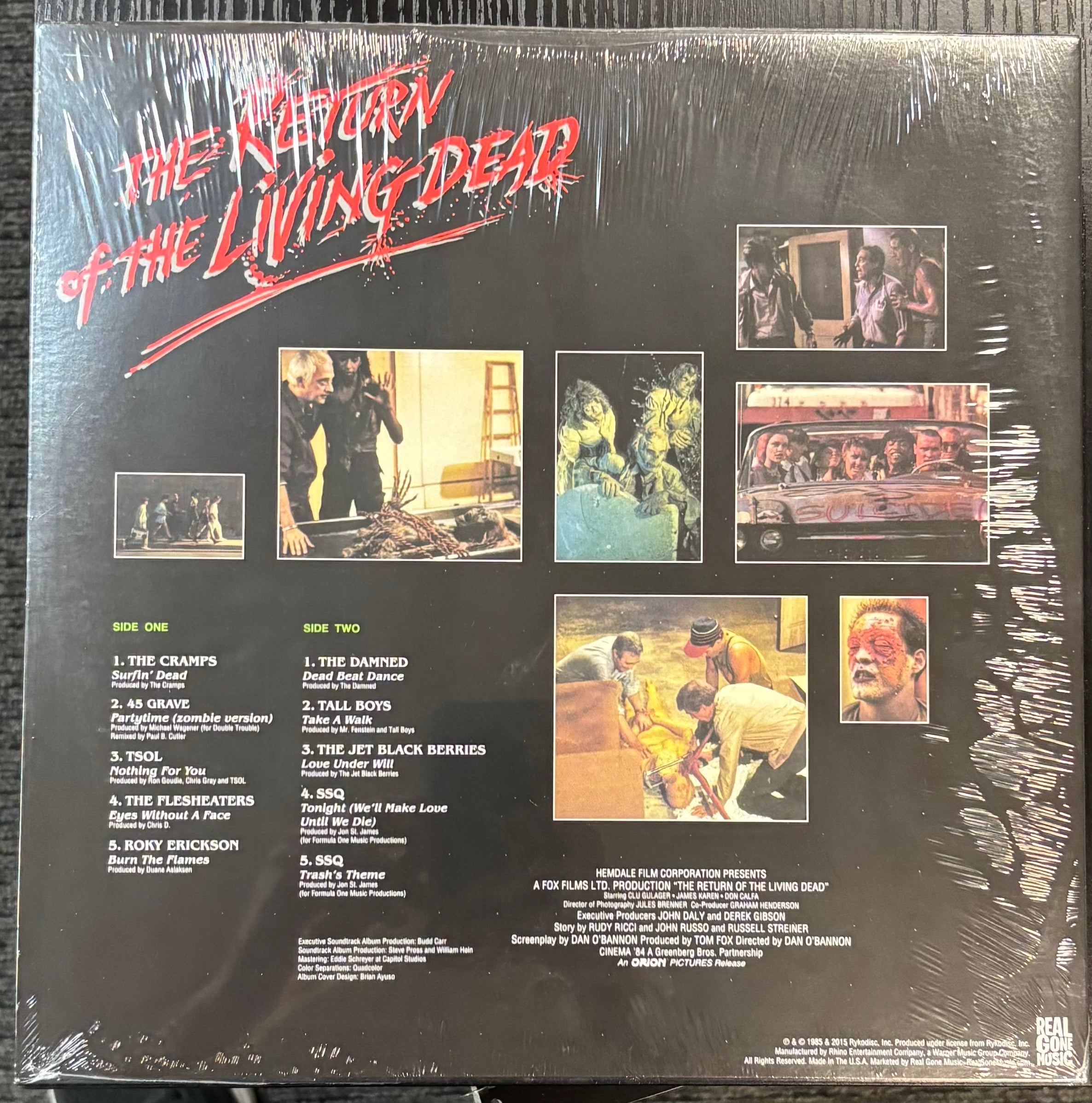 Return Of The Living Dead - Soundtrack O.S.T. (Toxic Waste Green) Vinyl LP Record
