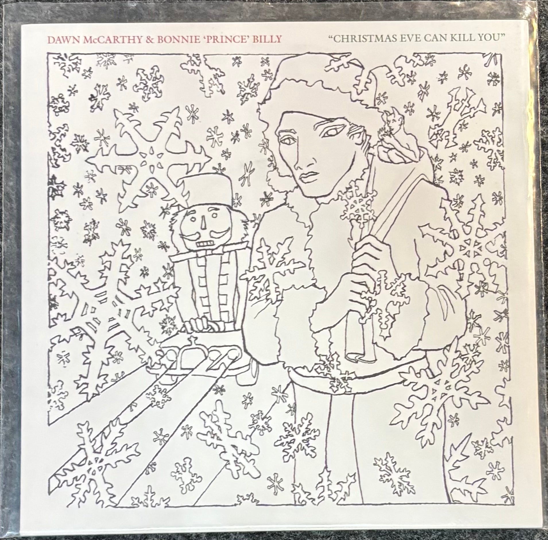 BONNIE PRINCE BILLY/DAWN MCCARTHY - CHRISTMAS EVE CAN KILL YOU 7" Vinyl Record