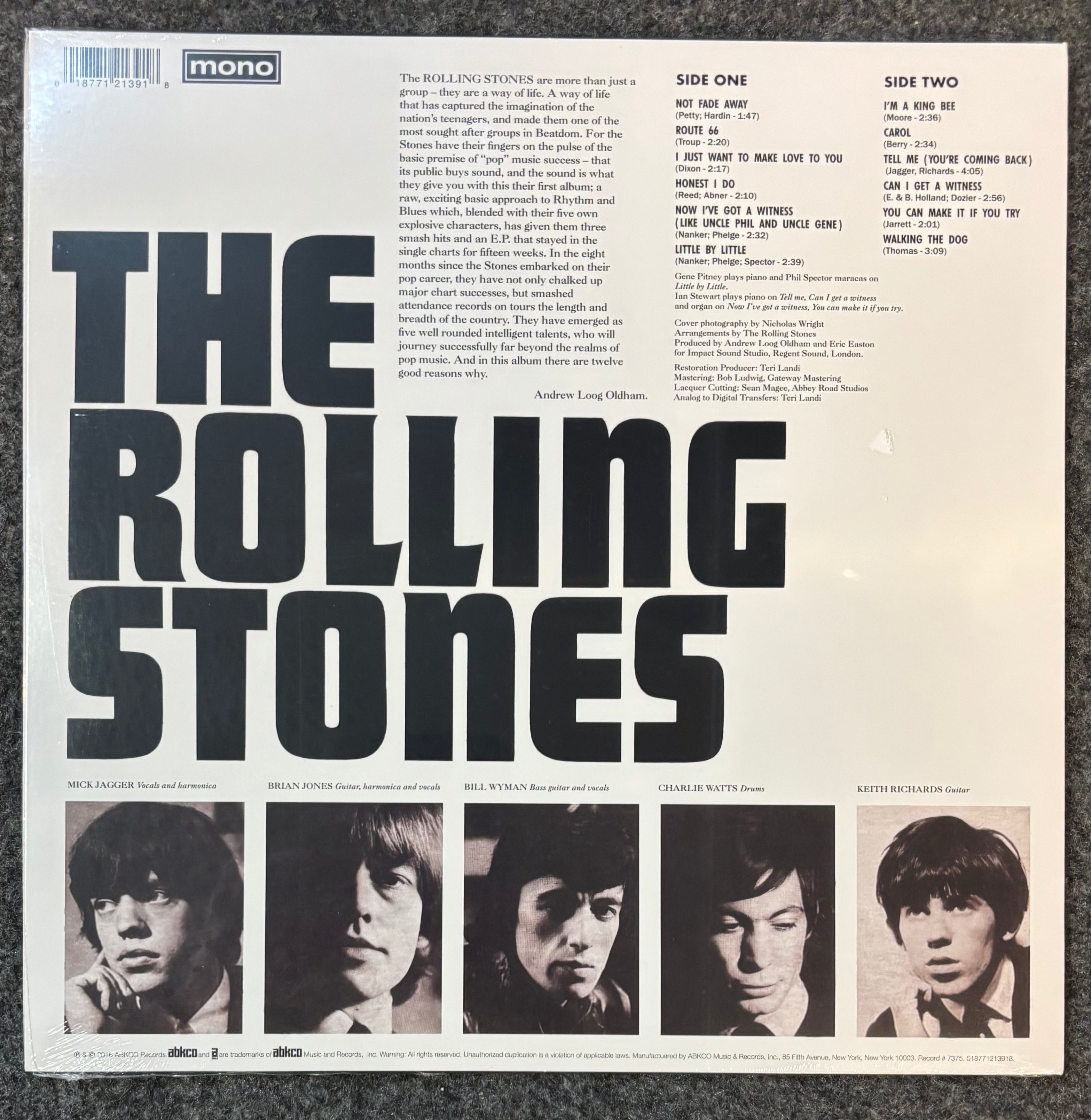 The Rolling Stones – England's Newest Hit Makers 180gram Vinyl LP Record