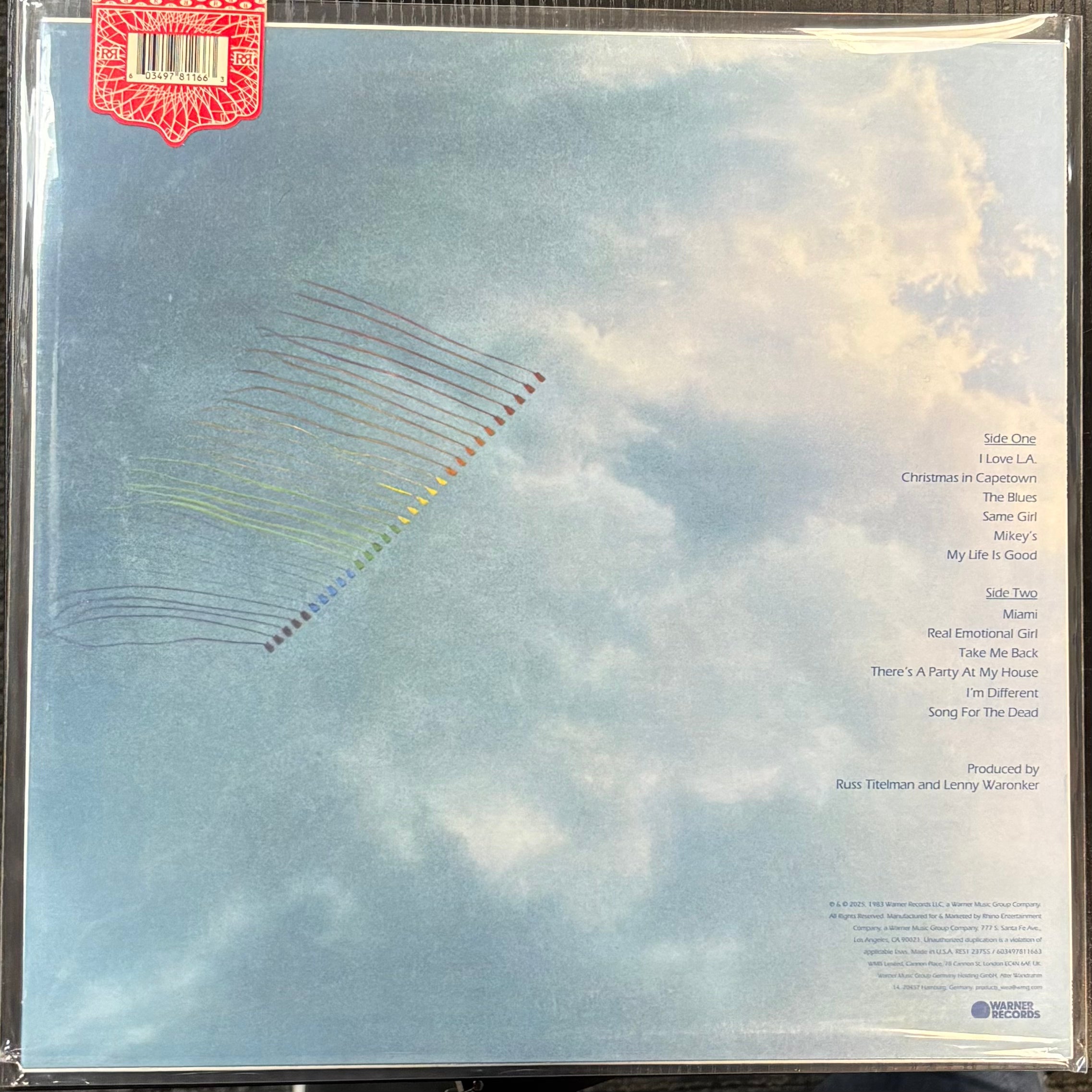 NEWMAN, RANDY – TROUBLE IN PARADISE Vinyl LP Album