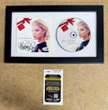 Jessica Simpson Signed Happy Christmas Framed Holiday CD Booklet With JSA COA